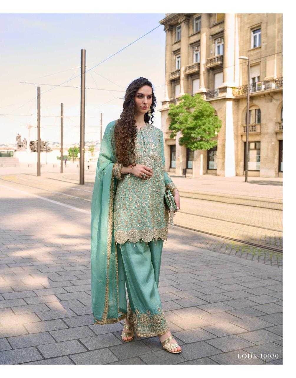 Simar silk Palazzo Ladies Silk Party Wear Dresses - MYLUXURY LANE ENTERPRISE